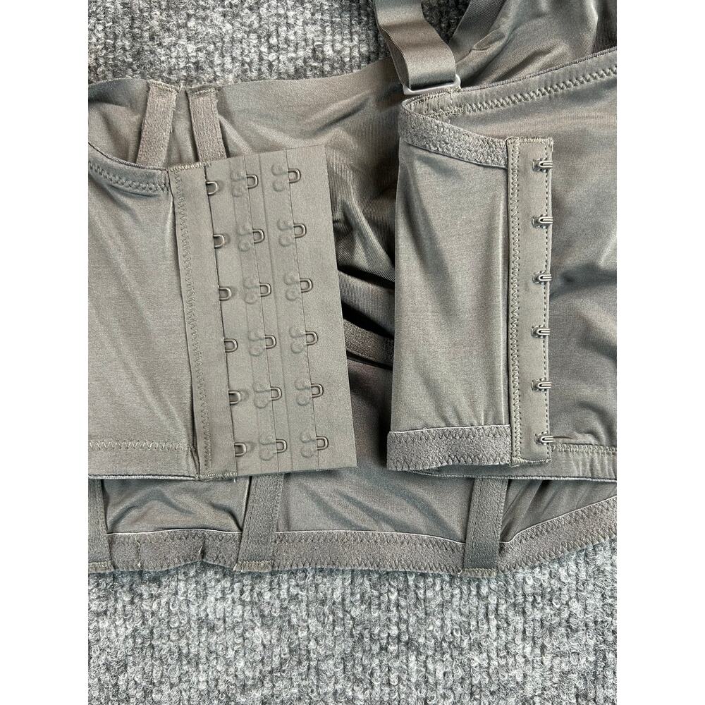 SKIMS Corset Bra Collection Demi Bra Gray Chalk 42C Shapewear Support NWT - Picture 3 of 8